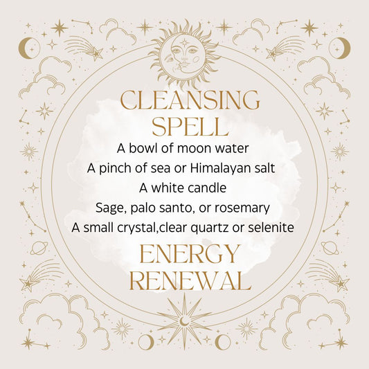 Cleansing Spell for Energy Renewal